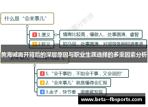 黄海诚离开背后的深层原因与职业生涯选择的多重因素分析